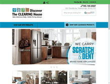 Tablet Screenshot of clearinghouseoutlet.com